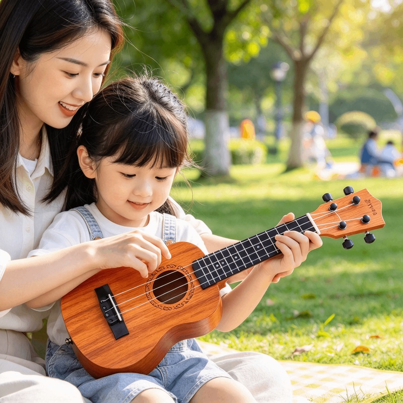 35 cm speelgoedukulele in de v - Musical Instrument Harmonium recensie en prijs