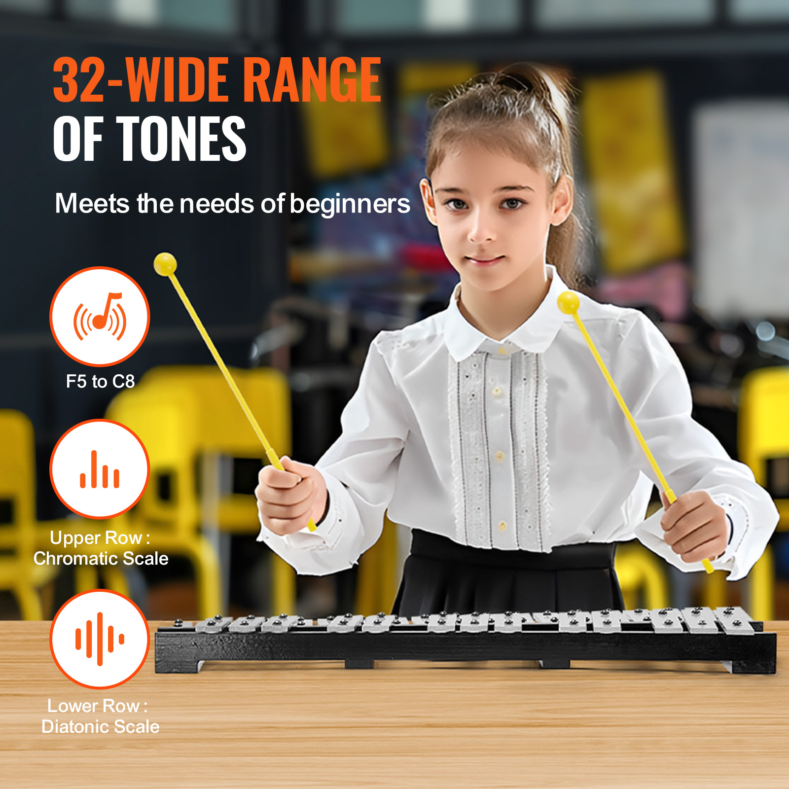 SucceBuy 32 Note Glockenspiel  - Musical Instrument Harmonium recensie en prijs
